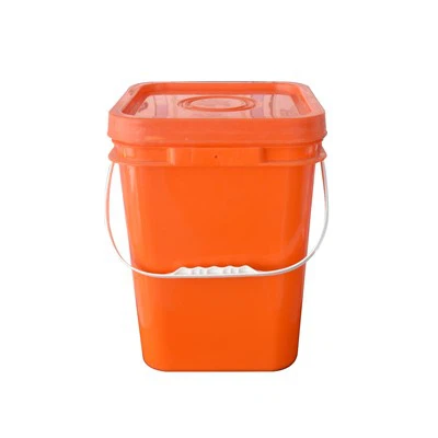 Găleată pătrată de 5 galoane cu capac